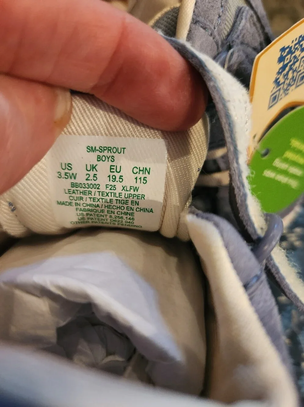 Stride Rite SM Sprout (Infant/Toddler), Size 3.5W, NWT